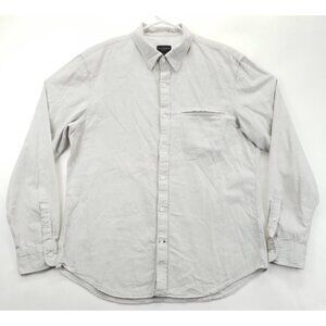 Club Monaco Soft Gray Casual Button Down Shirt